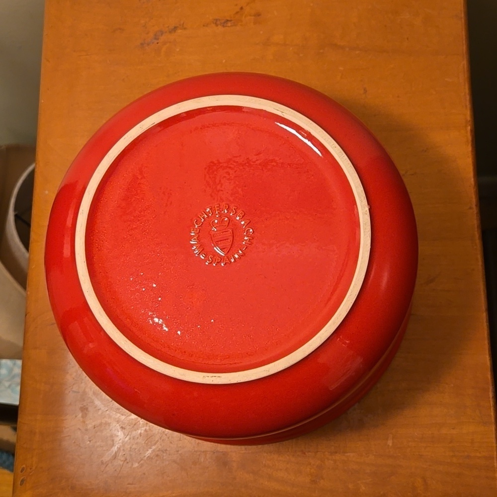 Waechtersbach Spain Red Serving Mixing Bowl - Picture 4 of 4